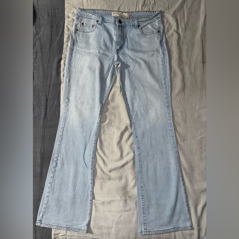 Levi's Sky Blue Bootcut Jeans